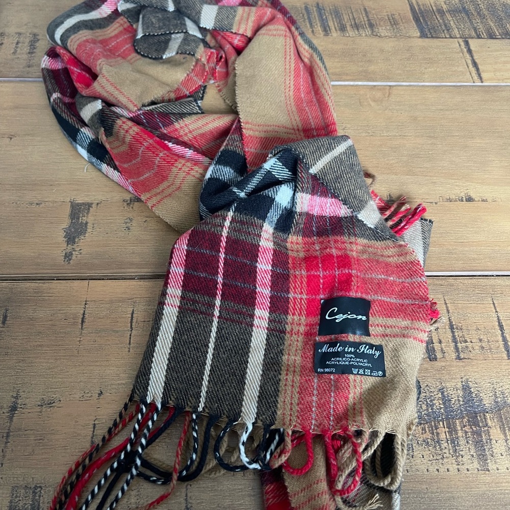 Cejon Unisex Plaid Scarf